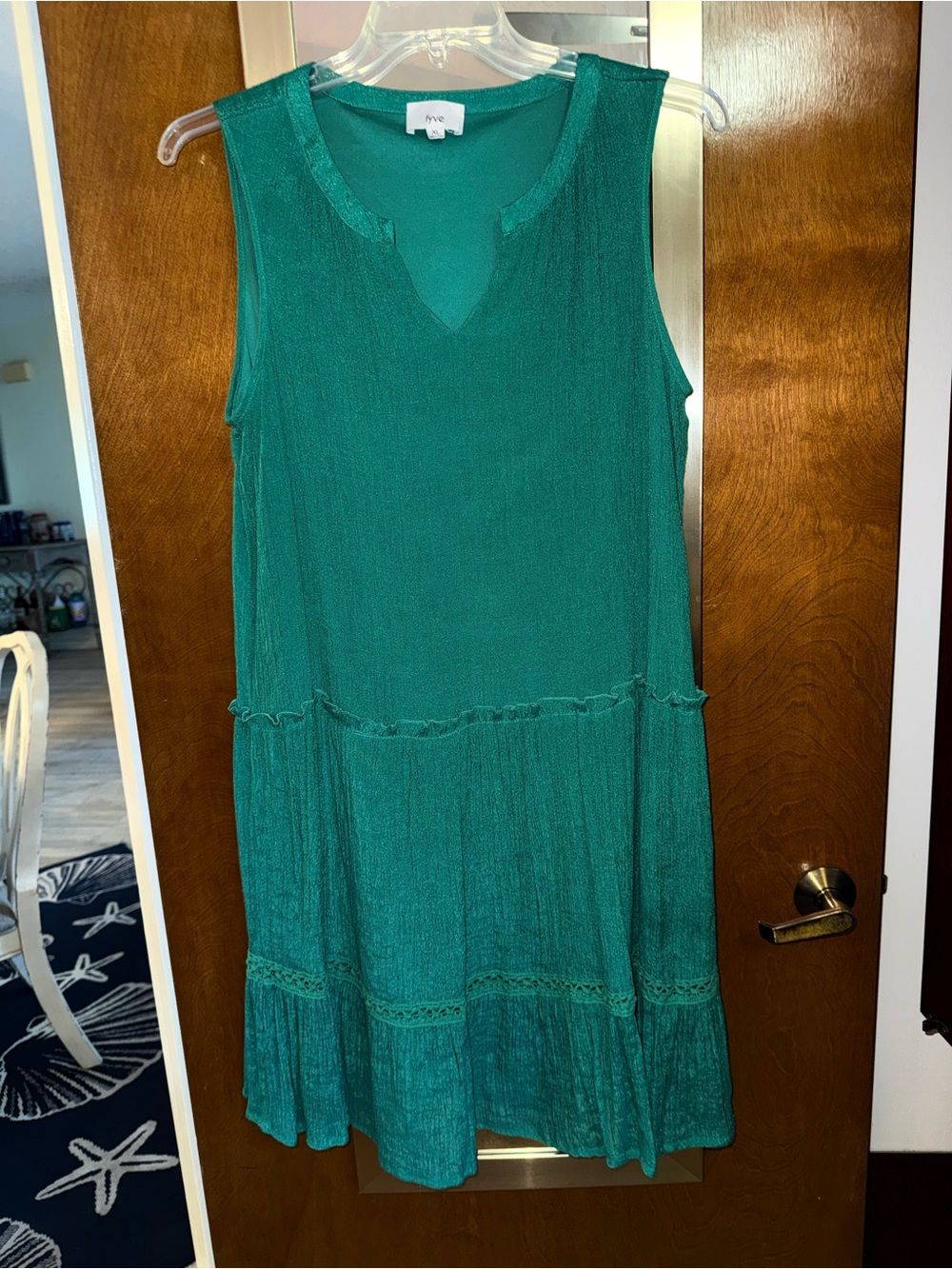 Teal Sleeveless Summer Dress